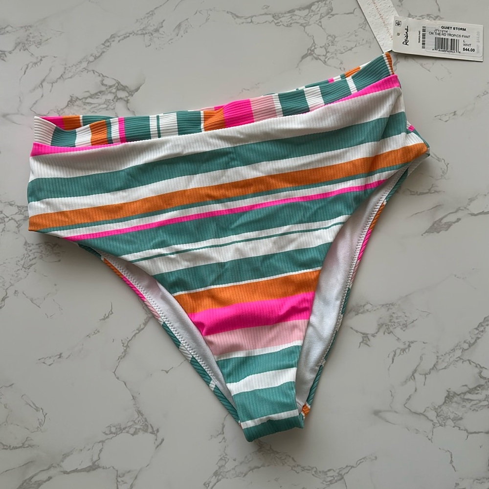 *NWT* Stripe Bathing Suit Bottoms